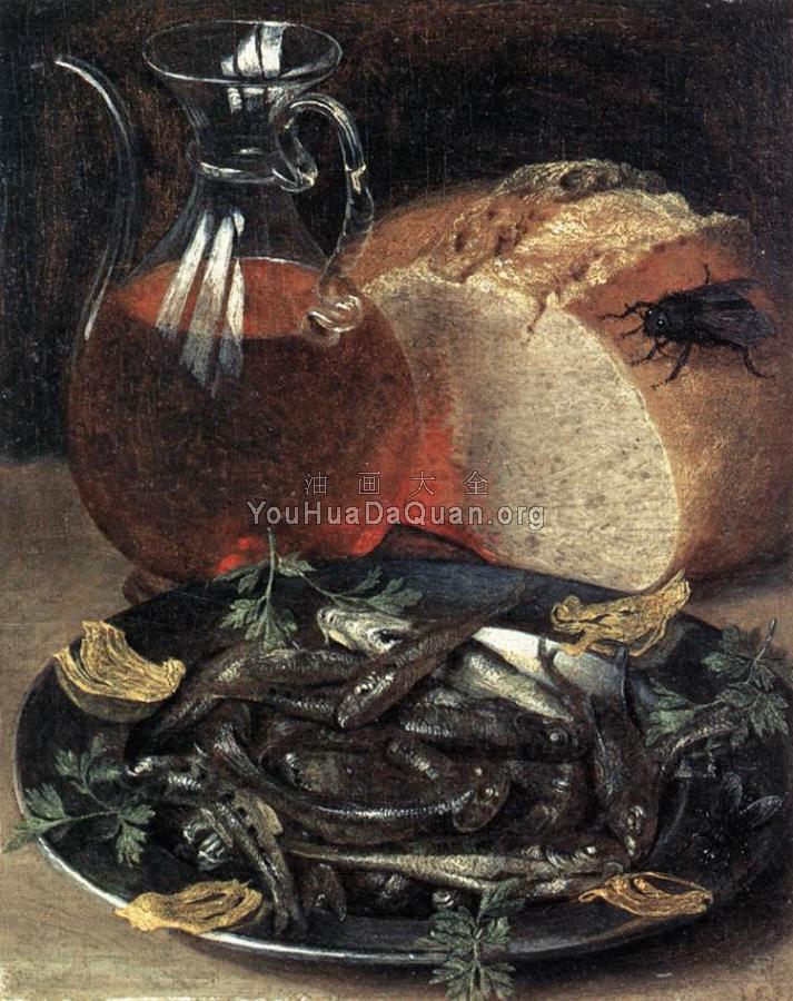 Still-life with Fish - 格奥尔·弗莱格尔